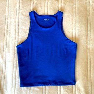 Manduka crew neck Top Royal Blue M